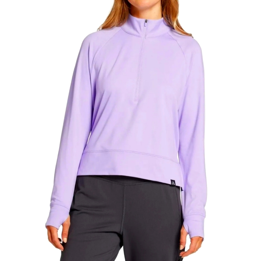 Brand new alpine design field knit 1/4 zip pull over